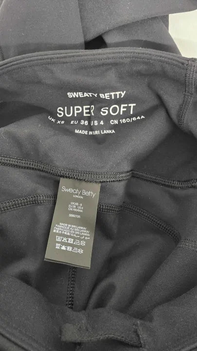 Sweaty Betty - Black Super Soft 32 Flare Yoga Trousers - Black Size: Xs