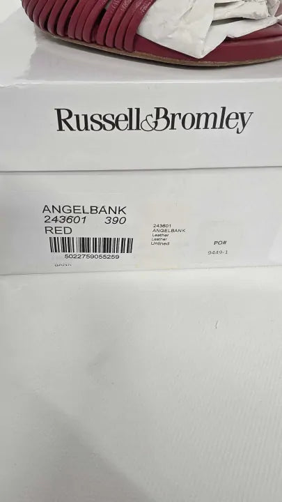 Russell & Bromley - Woman's Red Angelbank Heeled Sandal - Red Size: Uk 6