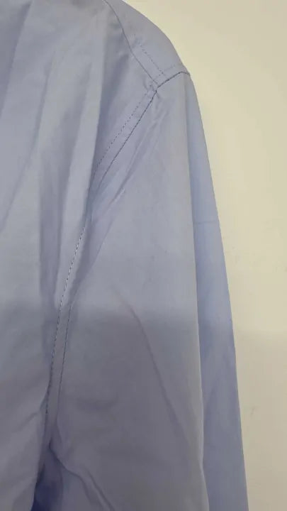 N°· Eleven - Blue Cotton Shirt - Blue Size: Uk 14
