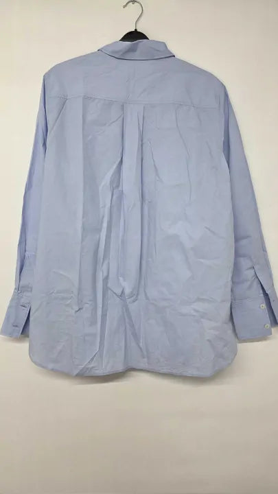 N°· Eleven - Blue Cotton Shirt - Blue Size: Uk 14