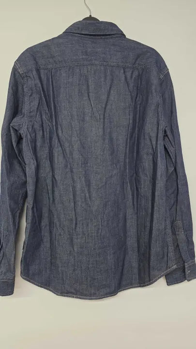 Replay - Rinse Wash Denim Shirt - Blue Size: L