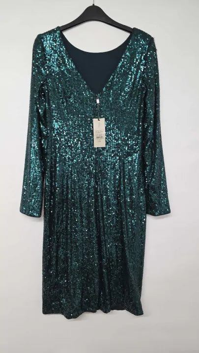 Hobbs London - Dark Green Sawyer Dress - Green Size: Uk 12