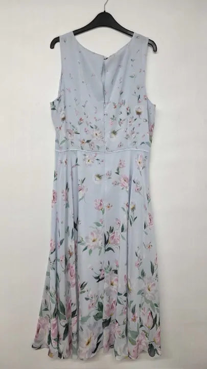 Hobbs London - Blue/white Carly Dress - Blue Size: Uk 16
