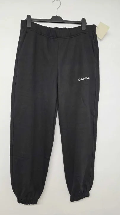 Calvin Klein - Brown Soft Cotton French Terry Joggers - Black Size: L