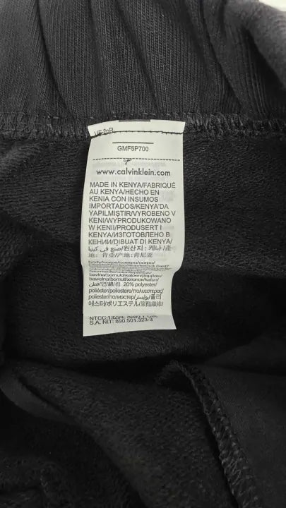 Calvin Klein - Brown Soft Cotton French Terry Joggers - Black Size: L