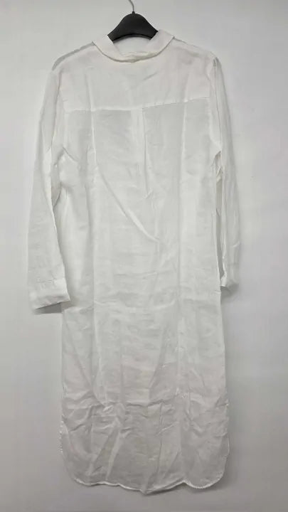 Melissa Odabash - White Dania Core Linen Dress - White Size: S