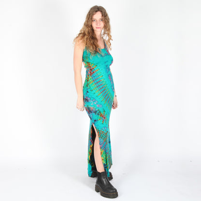 Tie Dye Bodycon Maxi Dress