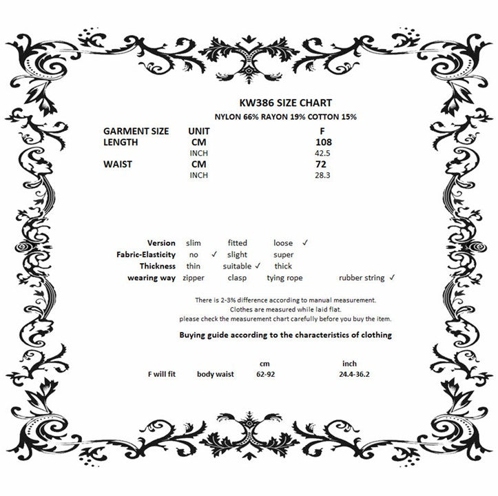 Dark in Love Belladonna Tiered Lace High-Low Goth Skirt in Black