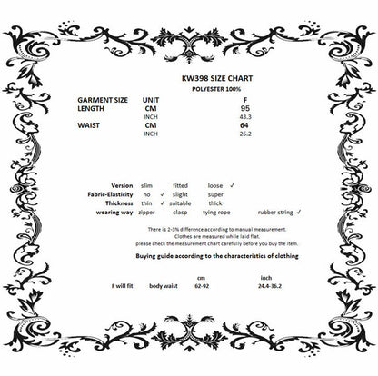 Dark in Love Gothic Hoop Cage Skirt with Lace Trim in Black