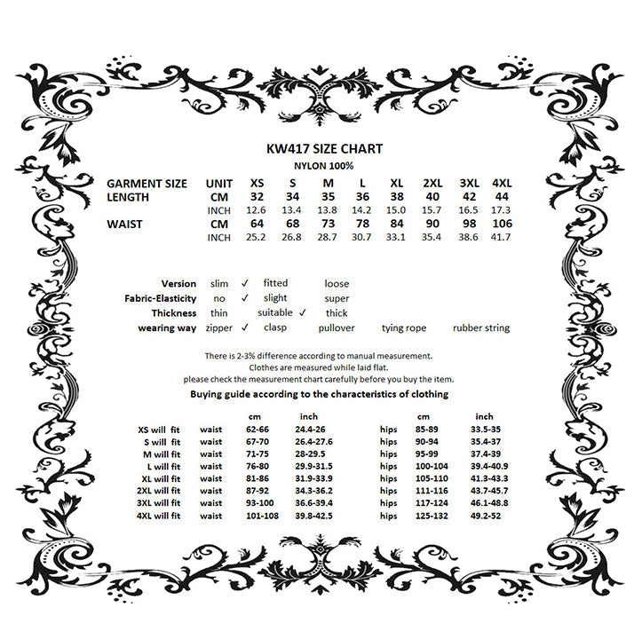 Dark in Love Astrid Lace Buckle Skirt