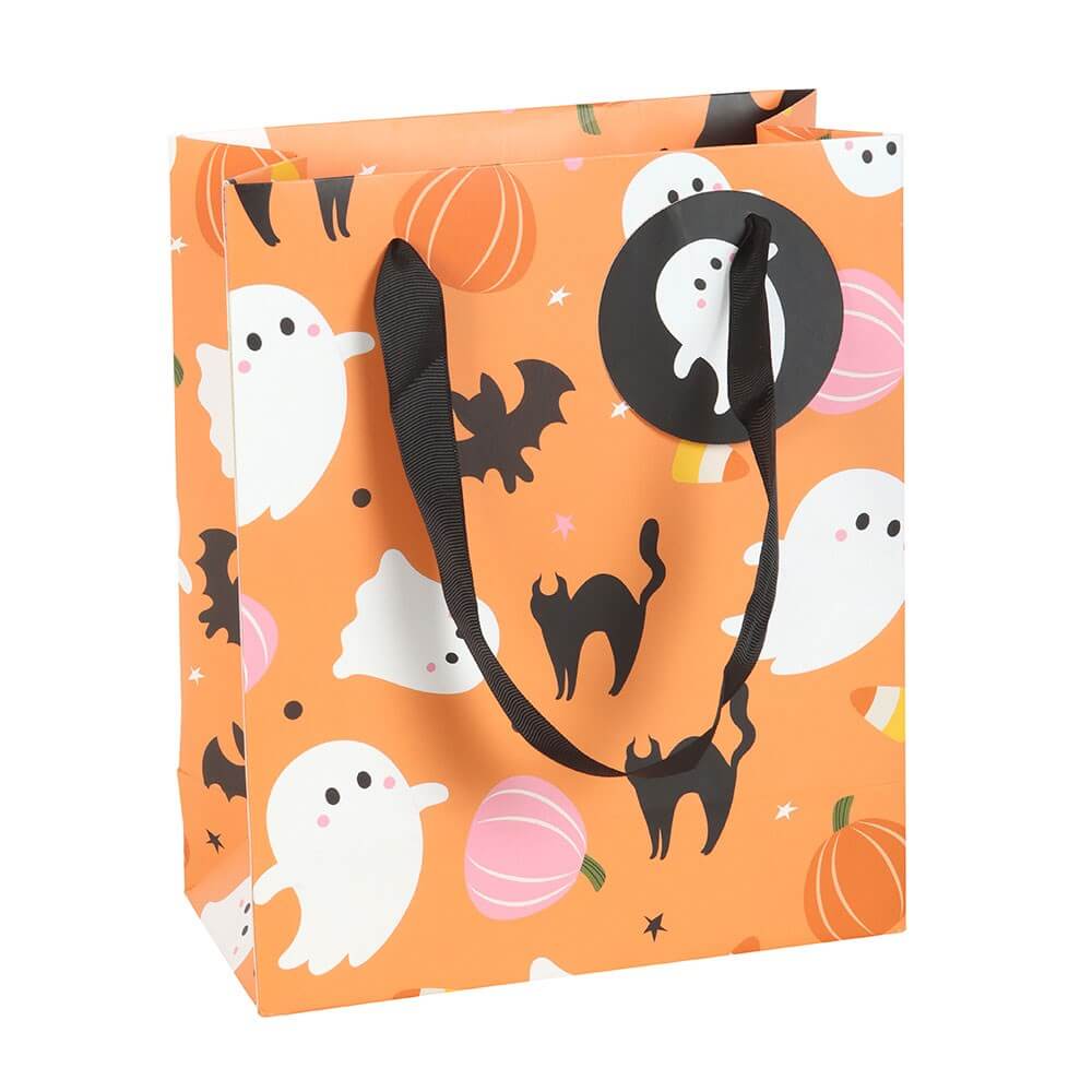 Gothic Gifts 23cm Sweet and Spooky Ghost Print Gift Bag
