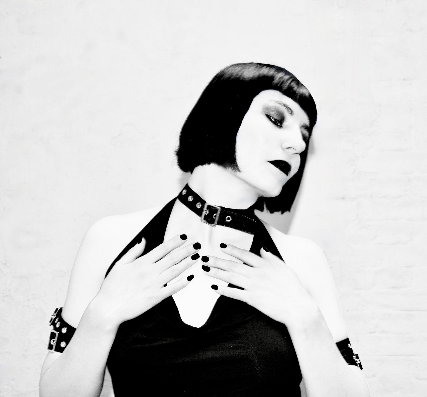 Necessary Evil Aphrodite Plunge Cowl Neck Top