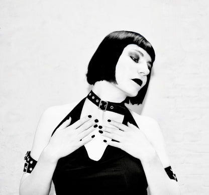 Necessary Evil Aphrodite Plunge Cowl Neck Top