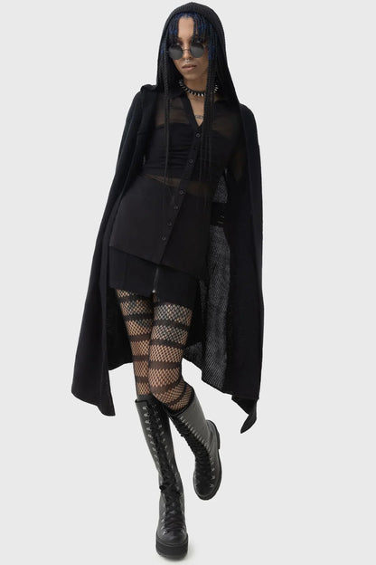 Killstar Last Quarter Hooded Cardigan