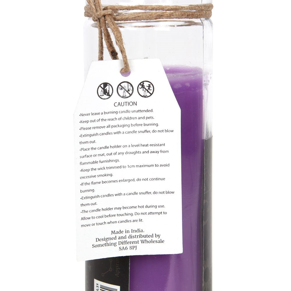 Gothic Gifts Lavender 'Prosperity' Spell Tube Candle