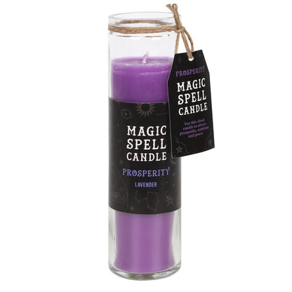 Gothic Gifts Lavender 'Prosperity' Spell Tube Candle