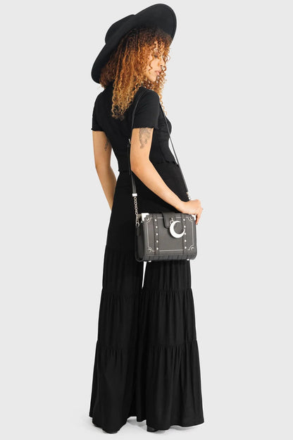 Killstar Maleficum Tiered Wide-Leg Trousers