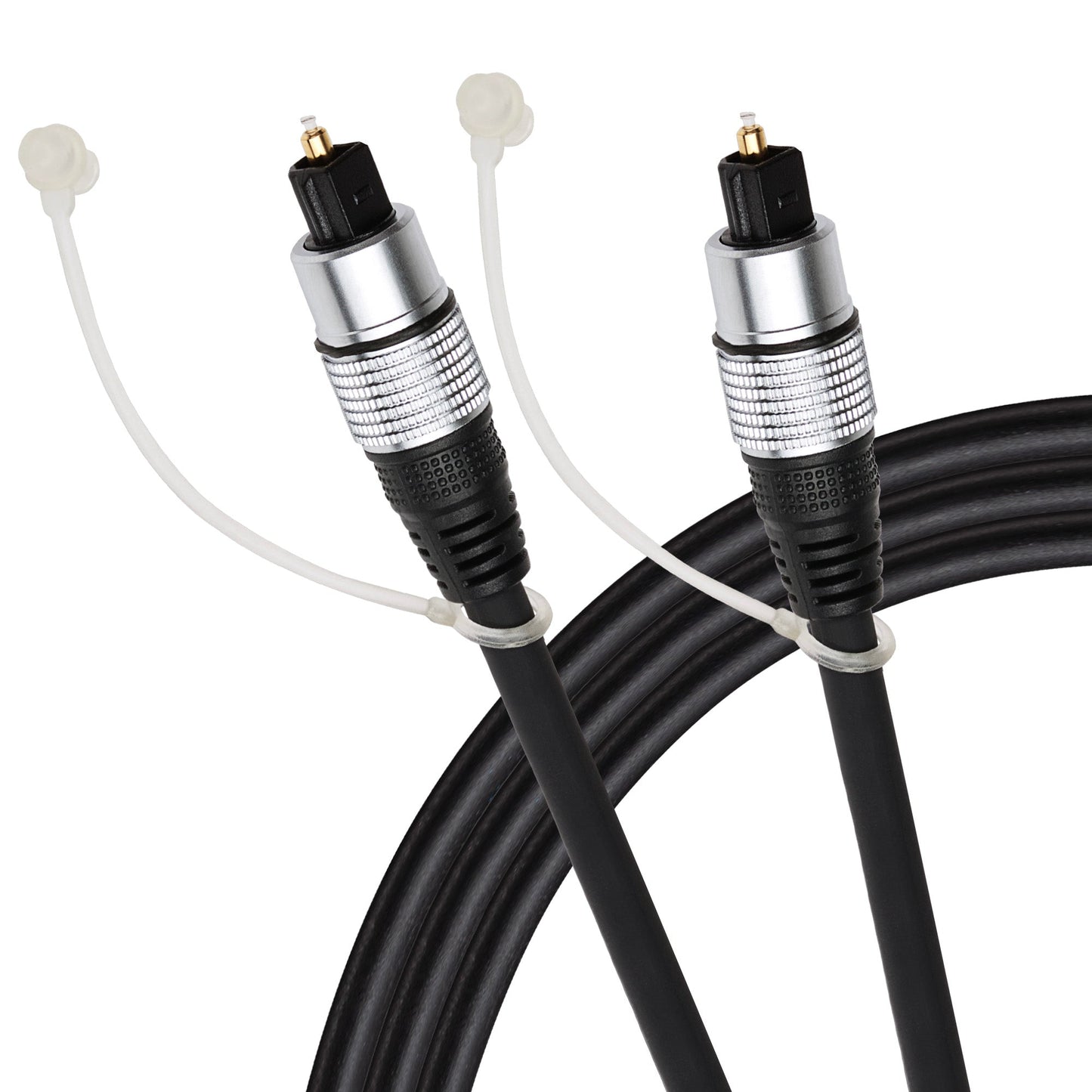 Maplin TOSlink Optical Audio Cable - Black, 2m