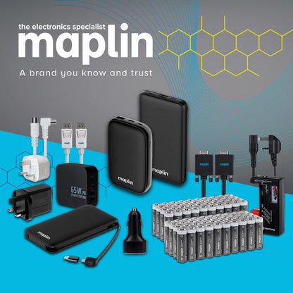 Maplin 2 Port USB-C 20W Power Delivery High Speed Wall Charger