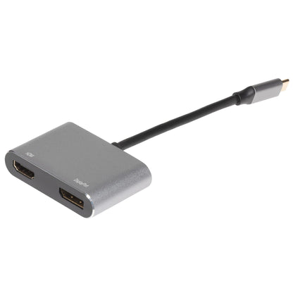 Nikkai USB-C Multiport Hub to HDMI 4K / DisplayPort - Silver
