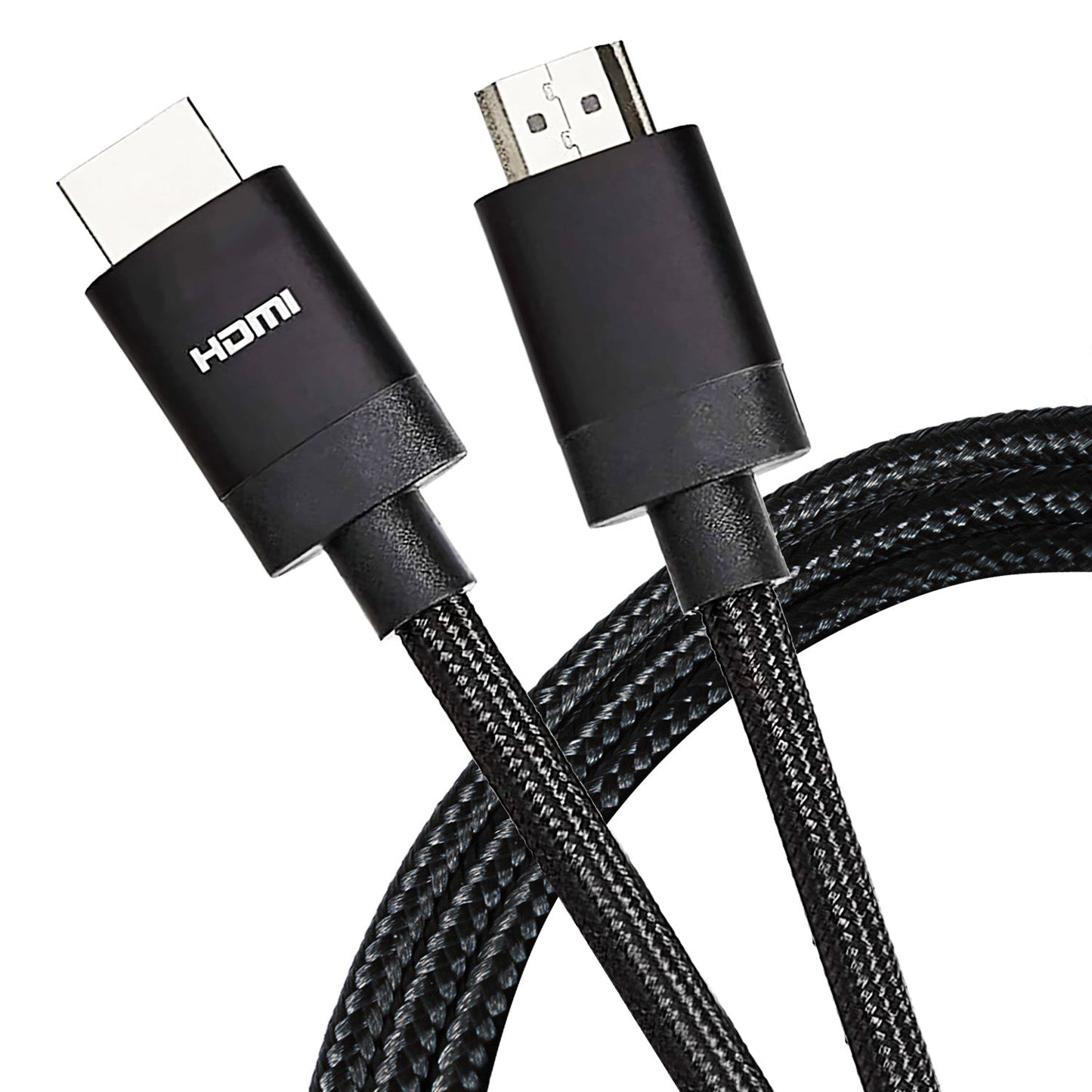 Maplin HDMI to HDMI V2.1 8K Ultra HD 60fps Braided Cable with Ethernet - Black