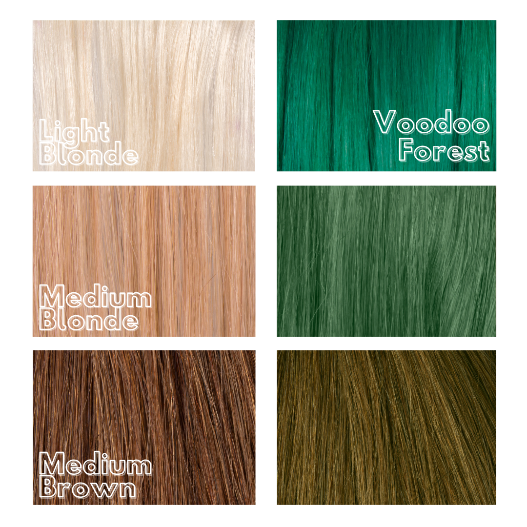 Manic Panic Voodoo Forest Semi-Permanent Hair Dye - Deep Dark Green Vegan