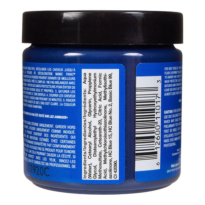 Manic Panic Bad Boy Blue Semi-Permanent Hair Dye - Vibrant Royal Blue Vegan
