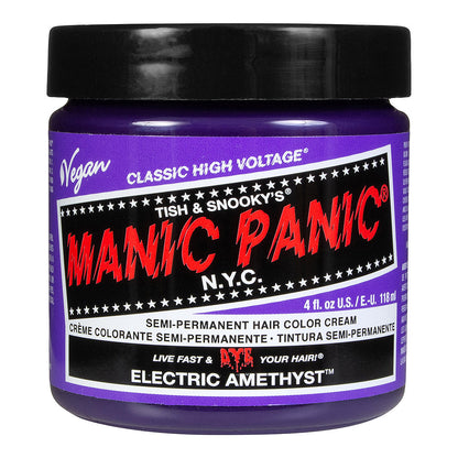 Manic Panic Electric Amethyst Semi-Permanent Hair Dye - Vibrant Purple Violet Vegan