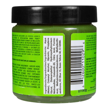 Manic Panic Electric Lizard Semi-Permanent Hair Dye - Neon Green UV Reactive Vegan