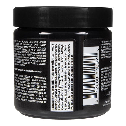 Manic Panic Raven Semi-Permanent Hair Dye - Deep Black Intense Colour Vegan