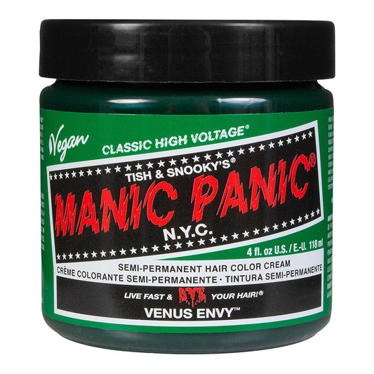 Manic Panic Venus Envy Semi-Permanent Hair Dye - Deep Dark Tropical Green Vegan