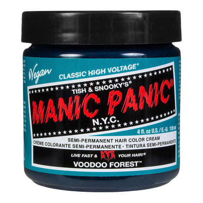 Manic Panic Voodoo Forest Semi-Permanent Hair Dye - Deep Dark Green Vegan