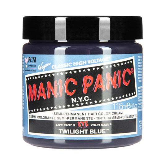 Manic Panic Twilight Blue Semi-Permanent Hair Dye - Grey Blue Vegan