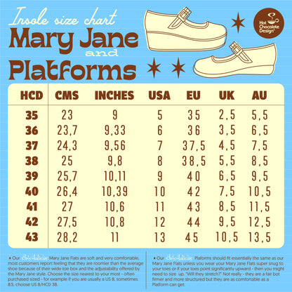 Chocolaticas® Horror Film – Bloody Mary Jane Flats