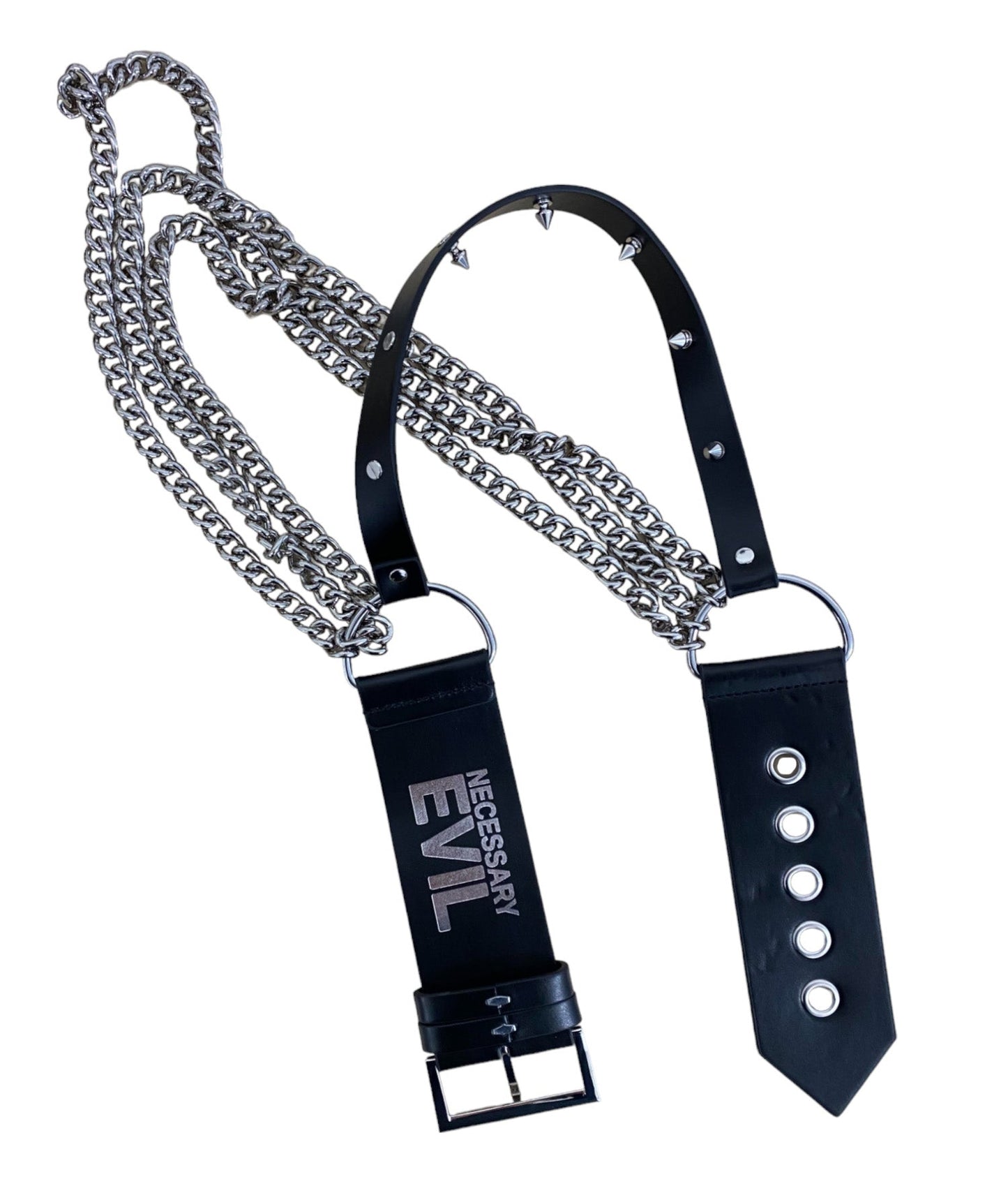 Necessary Evil Nyx Asymmetric Chain Belt