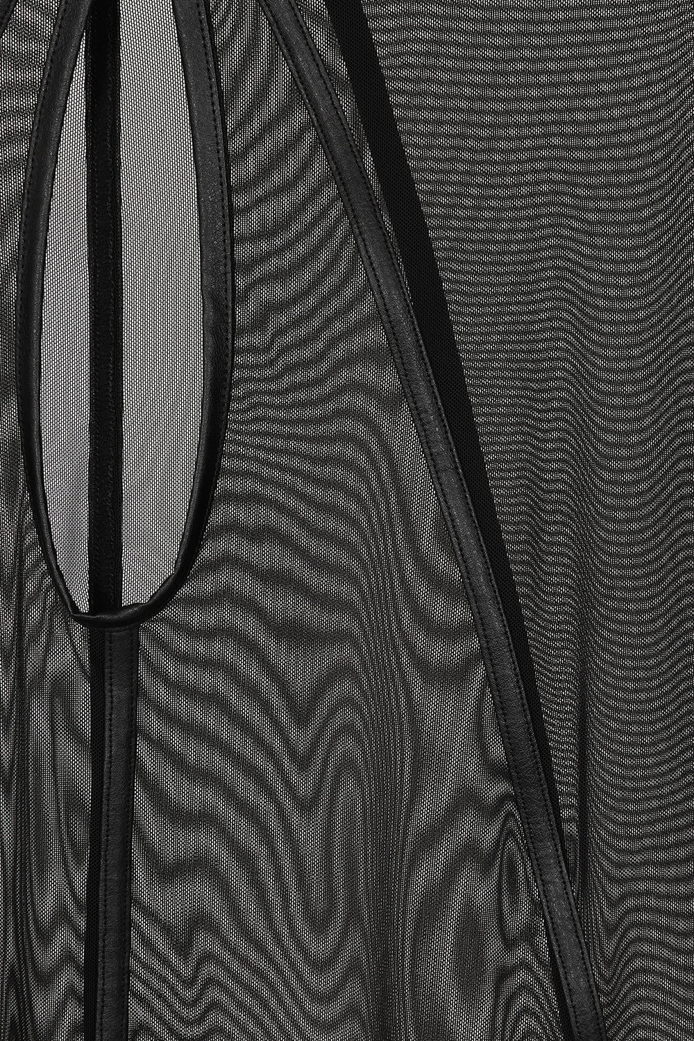 Necessary Evil Leutogi Mesh Bat Wing Effect Poncho Top