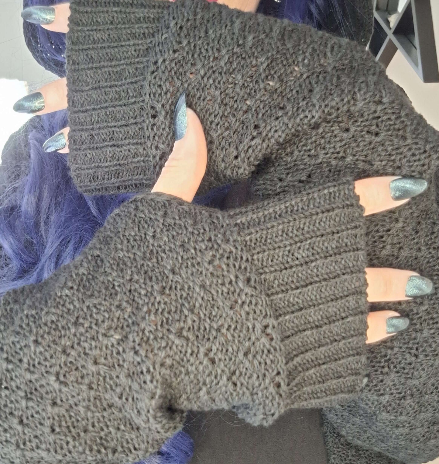 Necessary Evil Athena Long Gothic Hooded Cardigan - Draped Witchy Style