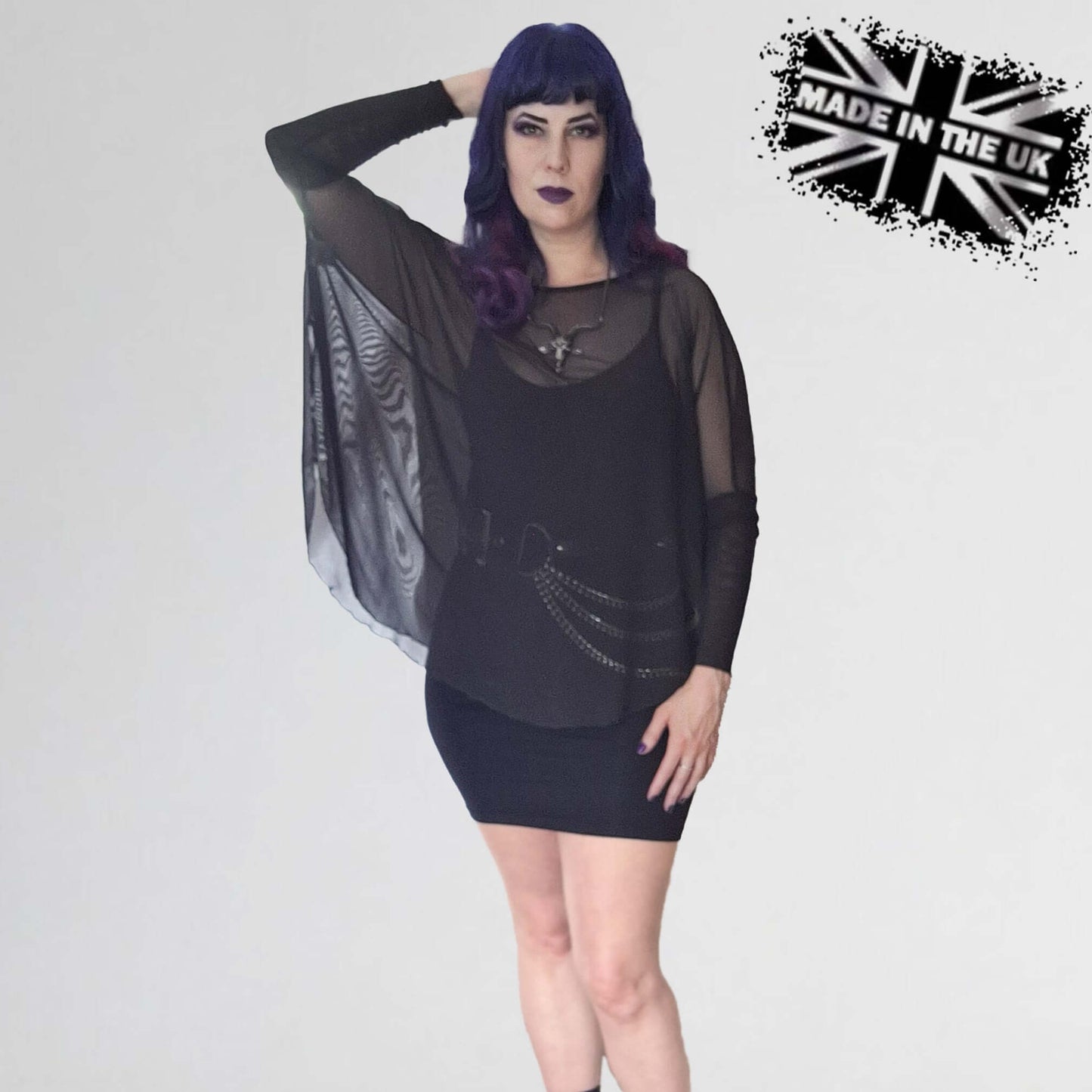 Necessary Evil Circe Mesh Top
