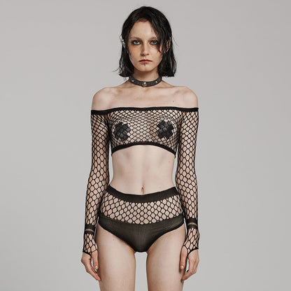 Punk Rave Nikita Fishnet Co-ord Set