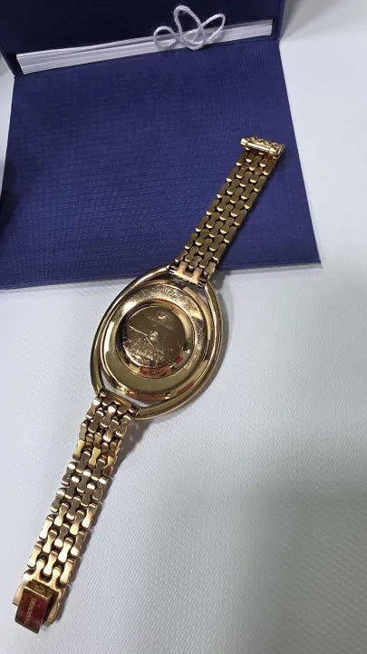 Rose Gold Crystalline Aura Watch - Gold Size: -