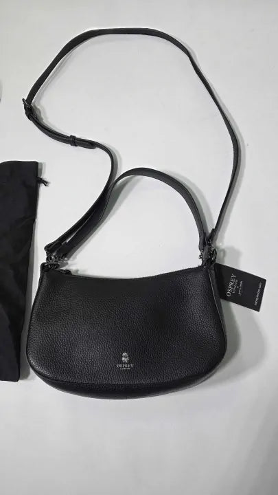 Osprey London Aspen Small Leather Shoulder Bag Size: Small