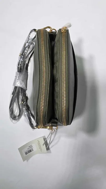 Radley Dark Olive Dukes Place Medium Zip Top Crossbody Bag Size: Medium