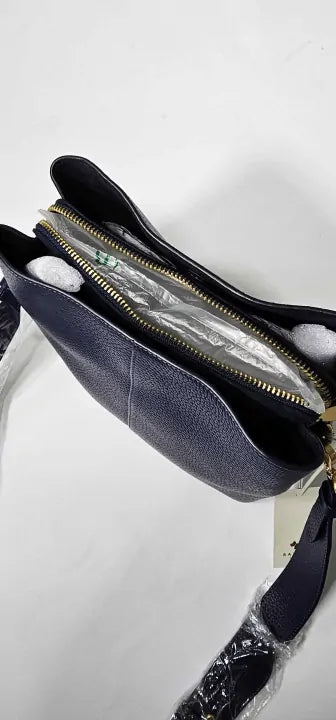 Navy Dukes Place Medium Compartment Crossbody Bag Size: