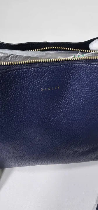 Navy Dukes Place Medium Compartment Crossbody Bag Size: