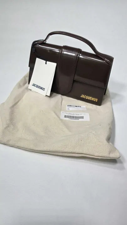 Jacquemus - Midnight Brown Jacquemus Le Grand Bambino Bag Size: Medium