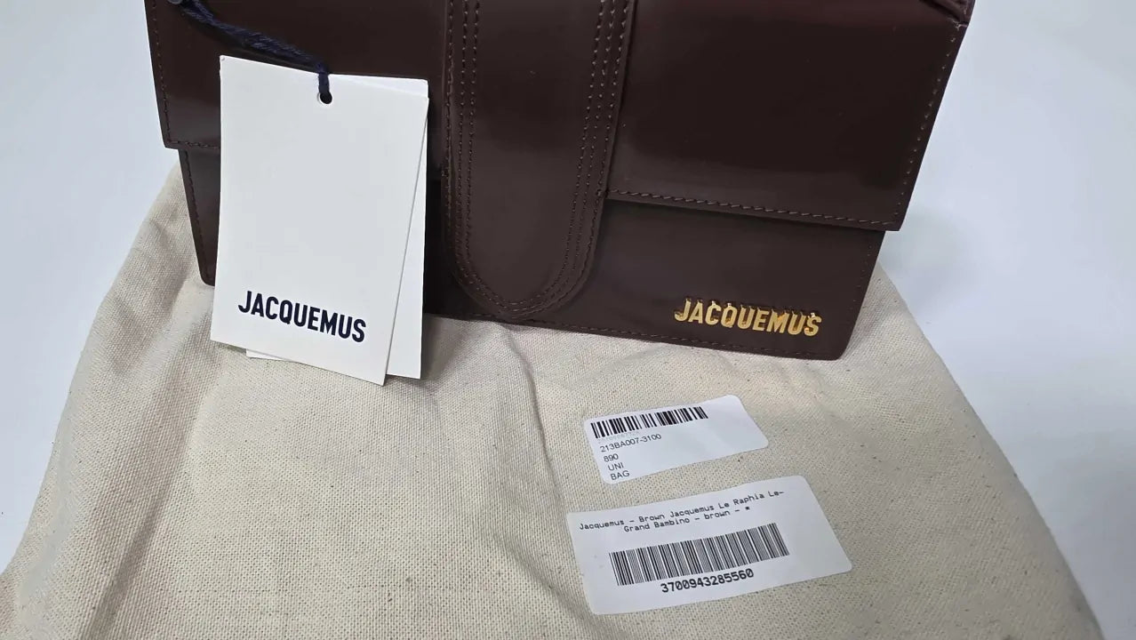Jacquemus - Midnight Brown Jacquemus Le Grand Bambino Bag Size: Medium