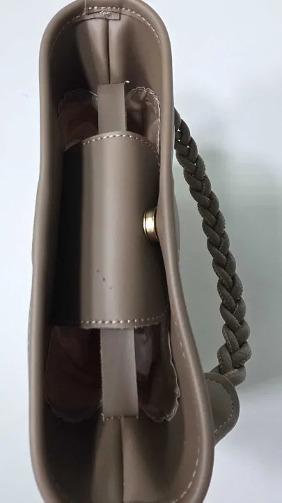 Vince Camuto - Beige & Mink Venice Handbag - Beige Size: Medium