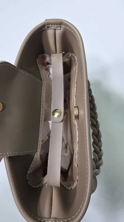 Vince Camuto - Beige & Mink Venice Handbag - Beige Size: Medium