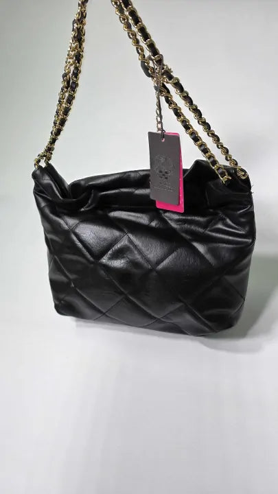 Vince Camuto - Black Vince Camuto Milan Shoulder Bag Size: Large