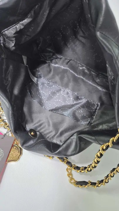 Vince Camuto - Black Vince Camuto Milan Shoulder Bag Size: Large